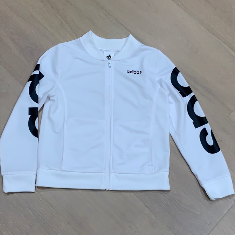Adidas zip up jacket size medium 10/12